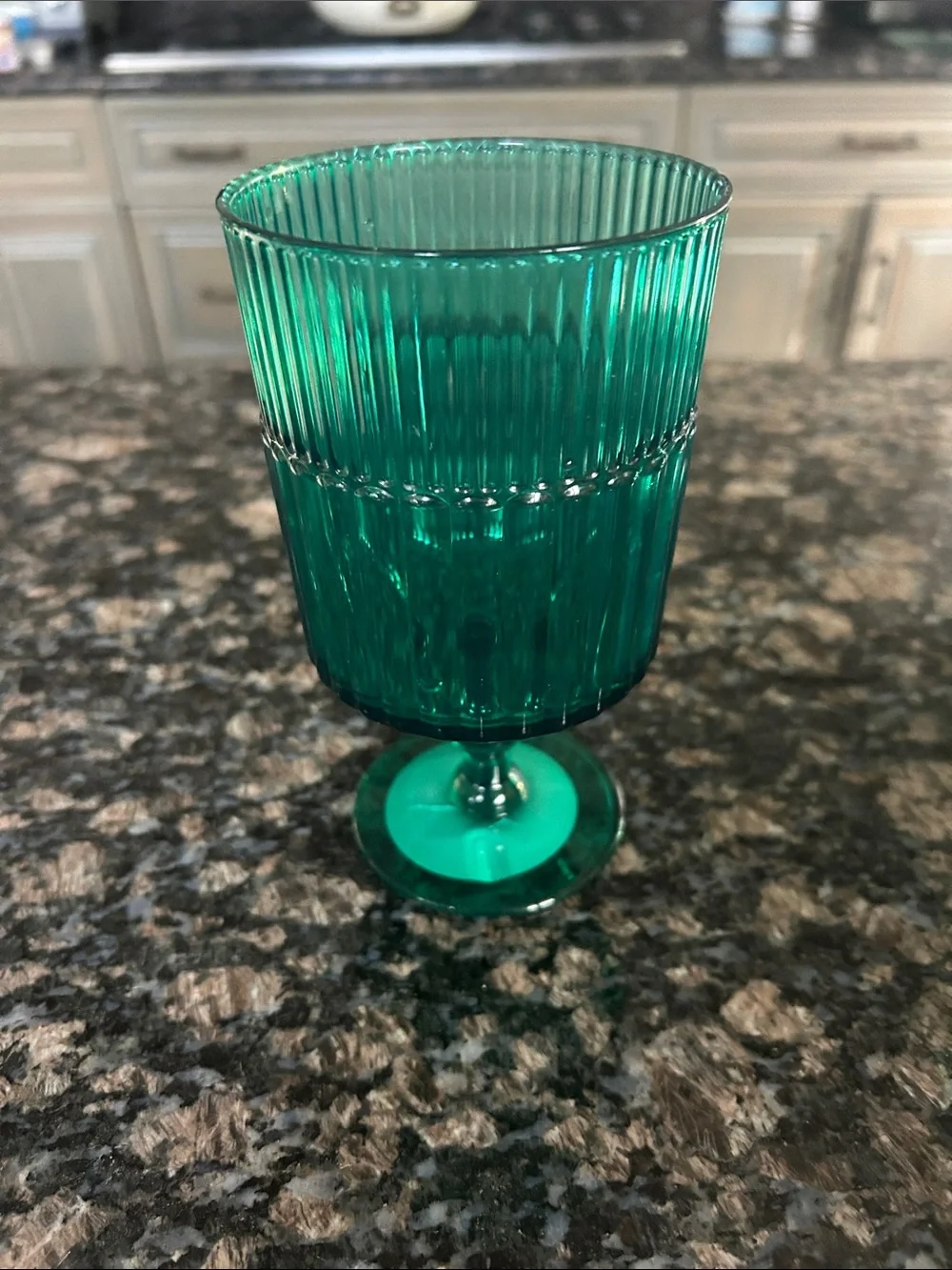 CELEBRATE IT 14 OZ FLUTE RIBBED GOBLET LOT OF 5 NWT